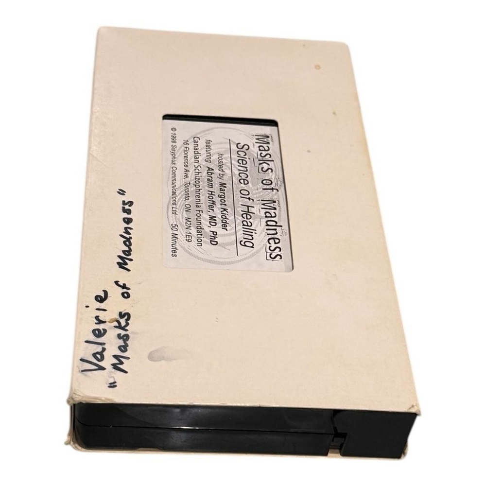 Vintage Masks of Madness Science of Healing VHS 1998 Documentary Margot Kidder